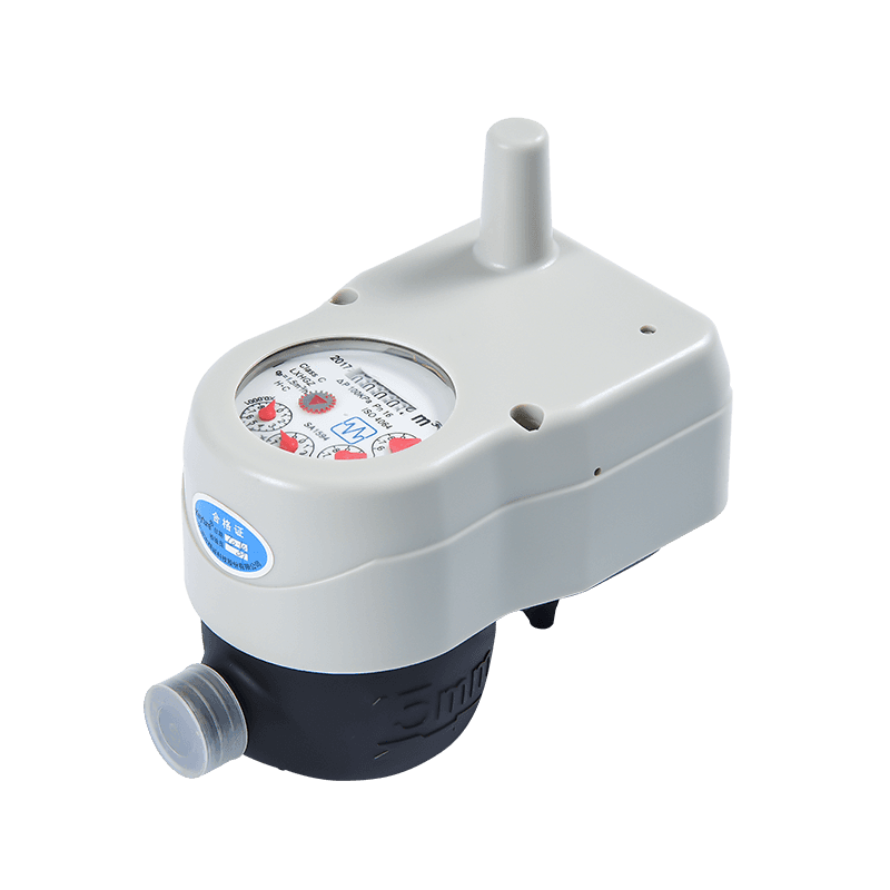 Plastic DN15 contor de apă wireless la distanță cu supapă cu bilă
